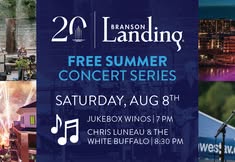 Branson Landing FREE Summer Concert Series | Jukebox Winos & Chris Luneau & The White Buffalo