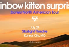 Rainbow Kitten Surprise at Starlight