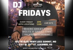 ALL LOCATIONS - Shot Specials & DJ Jon Levey & DJ Martell Love - Iron Horse Bar & Grill