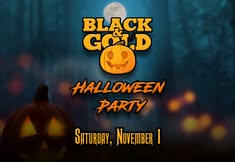 Black & Gold Tavern Halloween Party