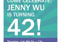Jenny Wu's Birthday Celebration at Luvwoo Bar (FREE)