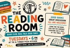 The Reading Room at Tie & Timber Beer Co.
