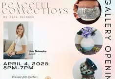 Peaceful Connections Gallery Opening with Jina Deimeke