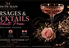 Adult Prom: Corsages and Cocktails