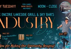 The Encore Lakeside Grill & Sky Bar's Industry Day!