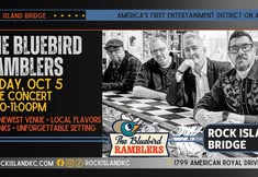 The Bluebird Ramblers: FREE Concert at Rock Island Bridge on Friday, Oct 2, 8-11PM
