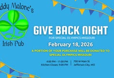 Polar Plunge Give Back Night at Paddy Malone's Irish Pub