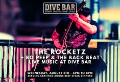 Rockabilly Night at Dive Bar for Steak Night w/ The Rocketz + Bo Peep & The Backbeat