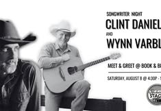 Meet-And-Greet Songwriter Night w/ Clint Daniels & Wynn Marble at Book & Bean