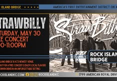 StrawBilly: FREE Concert at Rock Island Bridge on Saturday, May 30, 8-11PM