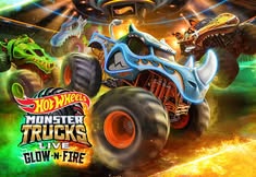 Hot Wheels Monster Trucks Live Glow-N-Fire