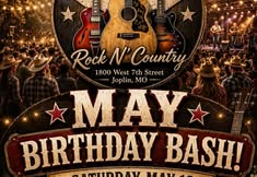 Guitars May Birthdays Party