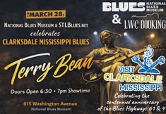 The NBM celebrates the centennial anniversary of the Blues Hwys 61 & 49, with Terry 'Harmonica' Bean