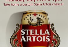 Stella Artois Engraving @ 1851 Underground