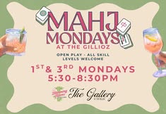 Mahj Mondays at the Gillioz