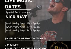 Winesday on the patio w/ Nick Nave
