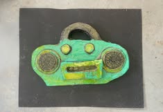 Paper Mache Boombox!