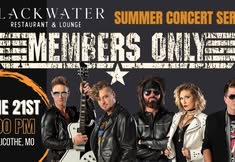 Members Only at Blackwater Restaurant Summer Concert Series