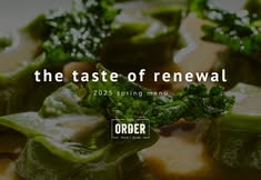 Spring Unveiled: A Spring 2025 Menu Debut
