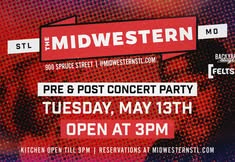 Pre & Post Concert Party! - The Midwestern!