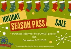 Holiday Season Pass Sale!