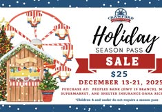 Crawford County Fair Season Pass Drop: Holiday Edition