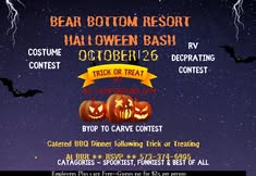 Bear Bottom Resort Halloween Bash