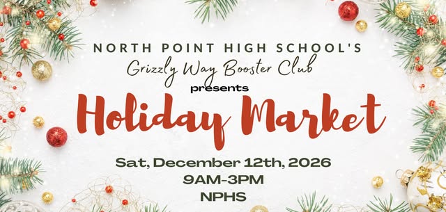 Holiday Market — NPHS Grizzly Way Booster Club