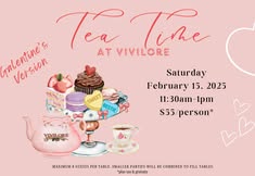 Tea Time at Vivilore: Galentine's Version